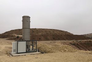 Equipo Central. Agadir, Marruecos. Suministro, montaje y puesta en marcha de una central de extracción con soplante y antorcha de alta temperatura para la planta de gestión de residuos
