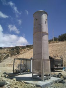 Antorcha. Agadir, Marruecos. Suministro, montaje y puesta en marcha de una central de extracción con soplante y antorcha de alta temperatura para la planta de gestión de residuos